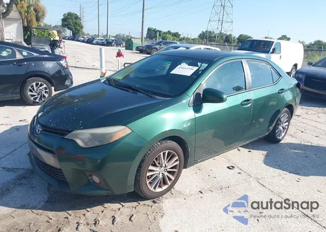 2015 Toyota Corolla Le Plus z USA, uszkodzony, nr VIN 2T1BURHE2FC377154